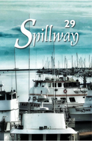 Cover photo of boats in a harbor for the poetry magainze Spillway #29